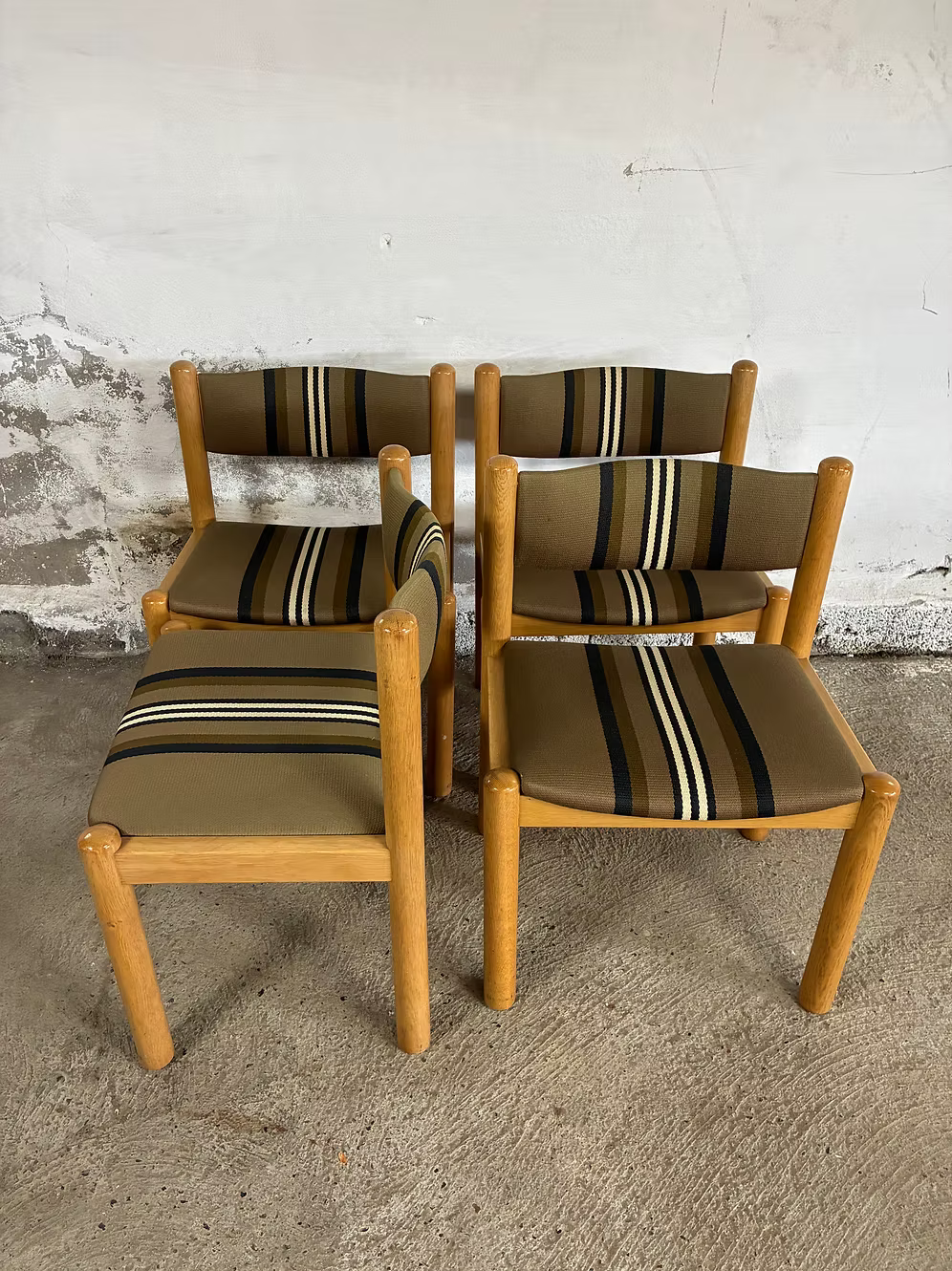 Kurt Ostervig Set 4 sedie design danese vintage | ck2345
