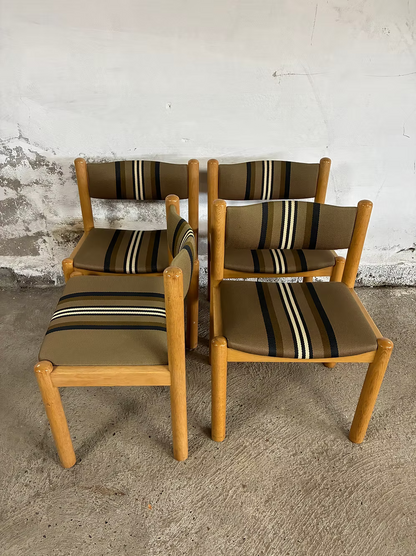 Kurt Ostervig Set 4 sedie design danese vintage | ck2345
