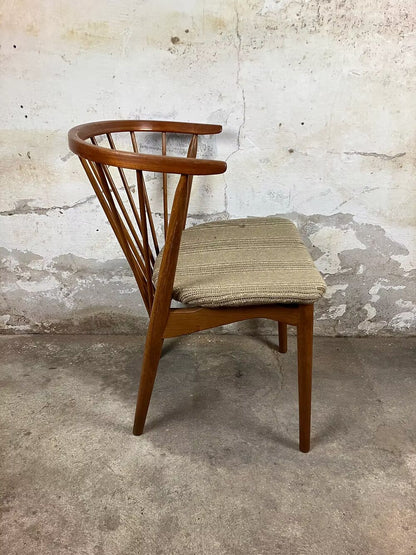 Sedia "n°6" Helge Sibast design danese vintage anni 60 [ck1923] misure da richiedere