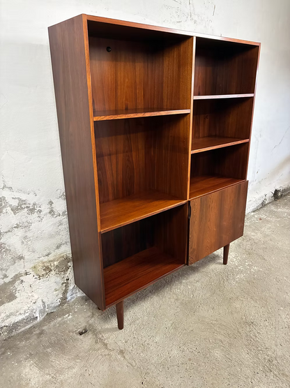 Libreria palissandro design danese anni 50 [ck2083] | misure L.121 H.149 P.29