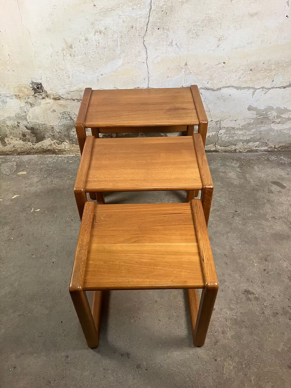 Tavolini tris design svedese vintage anni 50 [ck1965] misure da richiedere