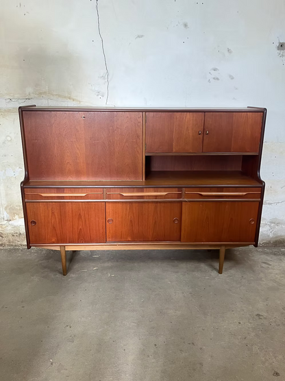 Credenza teak design danese vintage anni 50 [ck1995]  misure L.185 H.135 P.50