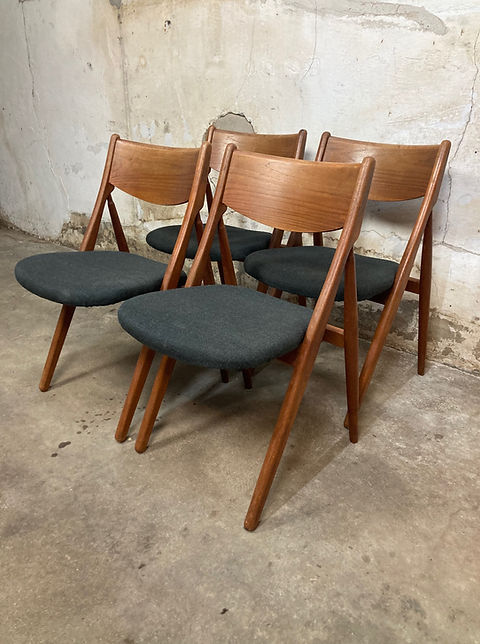 Sedie Sawbuck design danese vintage anni 50 [ck1211]