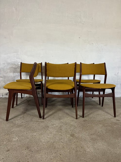 Set 6 sedie Mod.310  Erik Buch design danese vintage anni 60 | ck2470