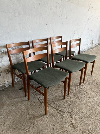 Set 6 sedie teak design danese vintage | ck2350