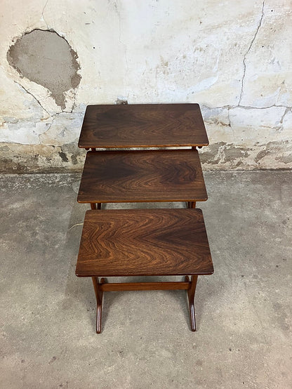 Tavolini tris Erling Torvits design danese vintage anni 50 [ck1841] misure da richiedere