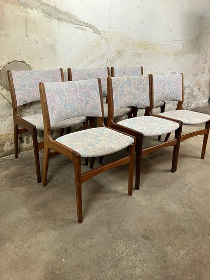 Sedie "Model 89" Erik Buck design danese vintage anni 50 [ck1676] misure su richiesta