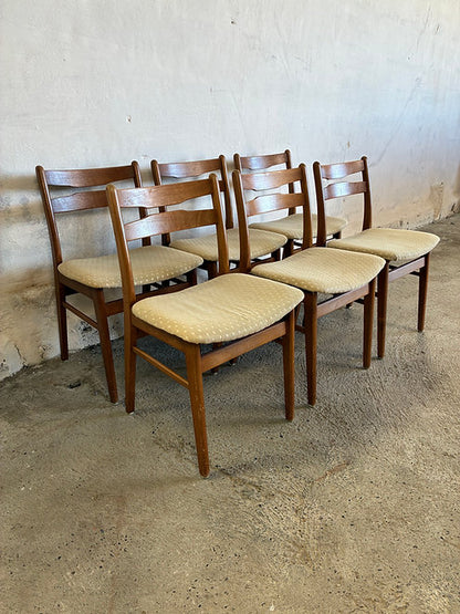 Set 6 Sedie design danese vintage anni 50 | ck2386