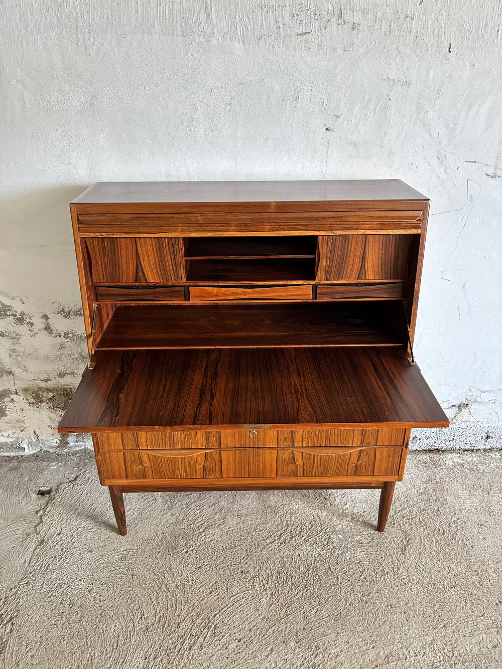 Scrittoio Erling Torvits vintage design danese anni 50 [ck2108] misure L.121 H.104 P.46