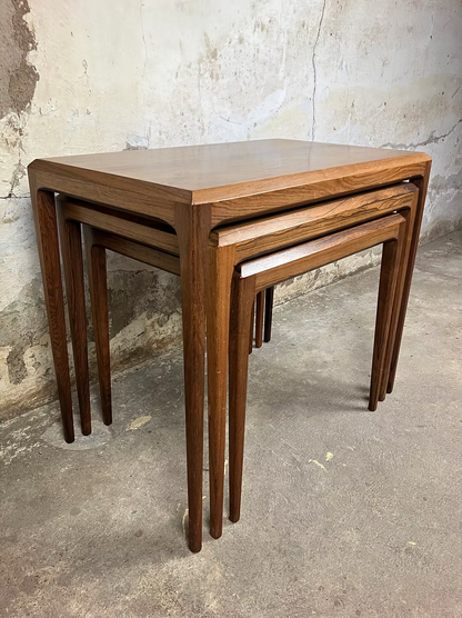 Tavolini tris Johannes Andersen design danese vintage anni 50 [ck1853] misure da richiedere