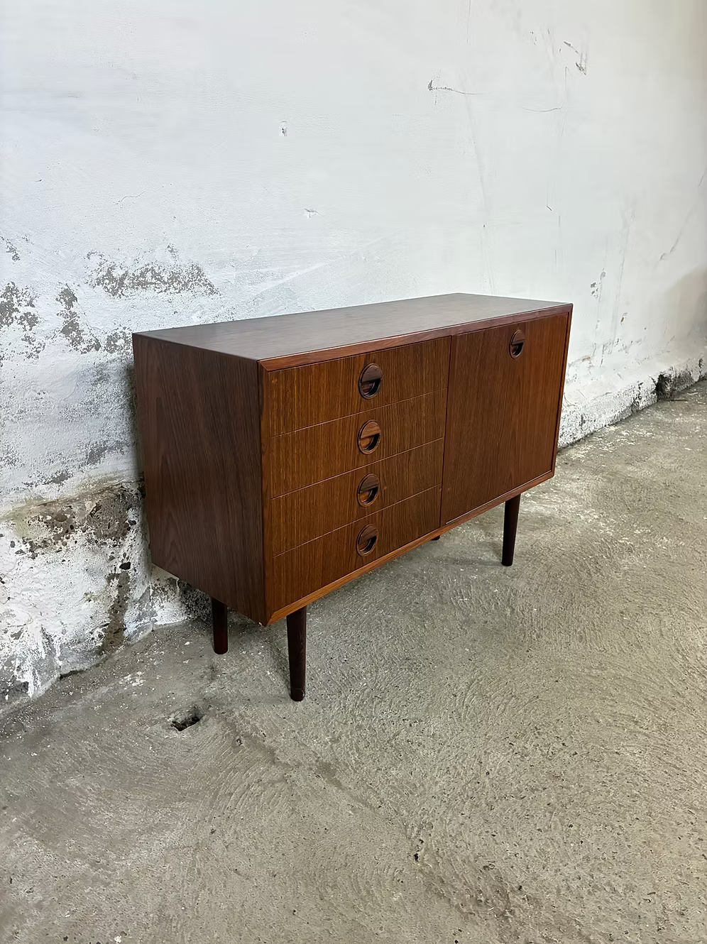 Sideboard palissandro design danese vintage anni 50 [ck2164] misure L.90 H.61 P.30