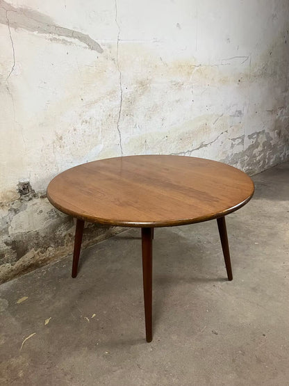 Tavolino rotondo design svedese vintage anni 50 [ck1945] misure Ø90 H.55