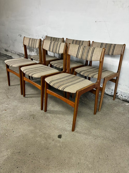 Erik Buch Set 6 sedie teak design danese vintage | ck2327