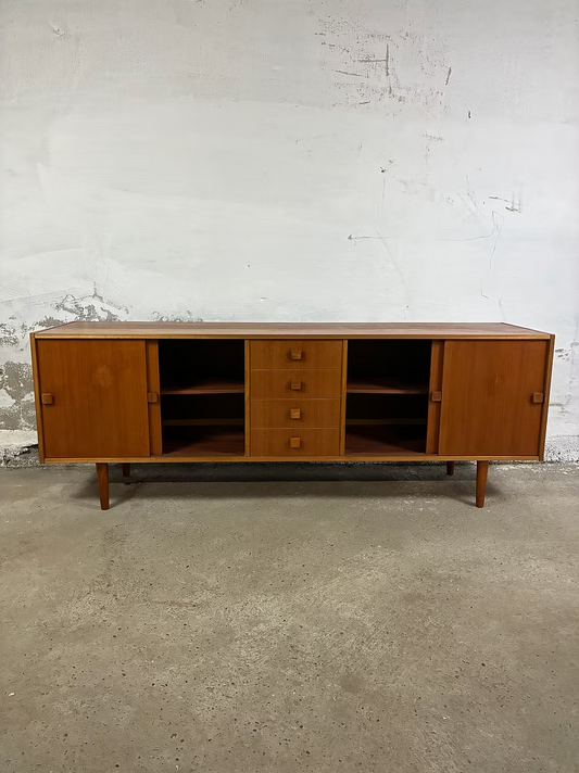 Sideboard design anni 50 [ck2270] | teak misure L.190 H.69 P.47
