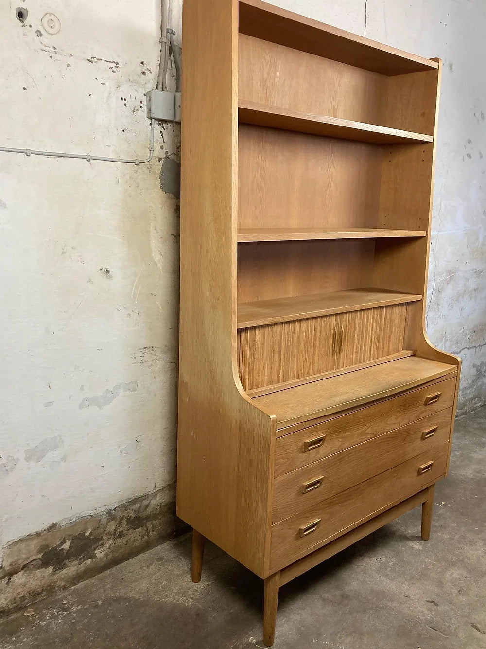 Libreria Johannes Sorth design danese vintage anni 50 [ck1093] misure su richiesta