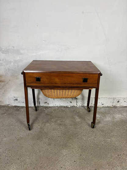 Porta lana palissandro design danese vintage anni 50 | ck2438