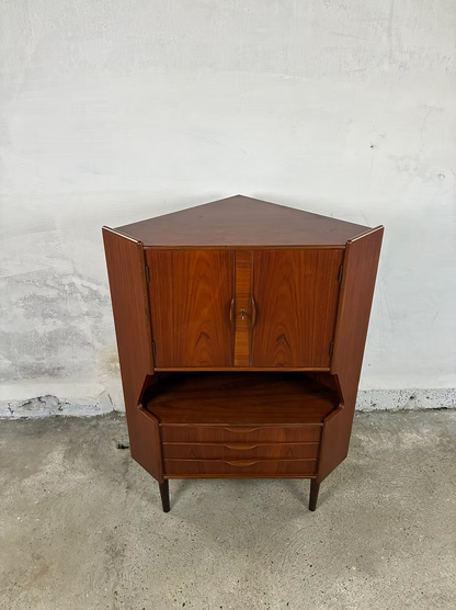 Mobile bar angolare Oman Jun design svedese vintage anni 60 | ck2456