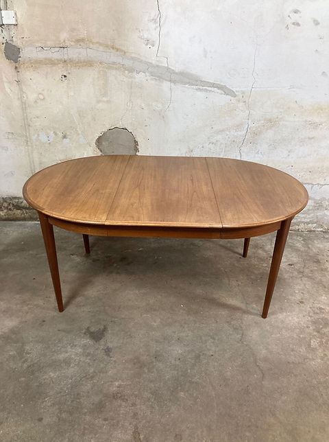 Tavolo rotondo vintage design danese anni 50 [ck1322]