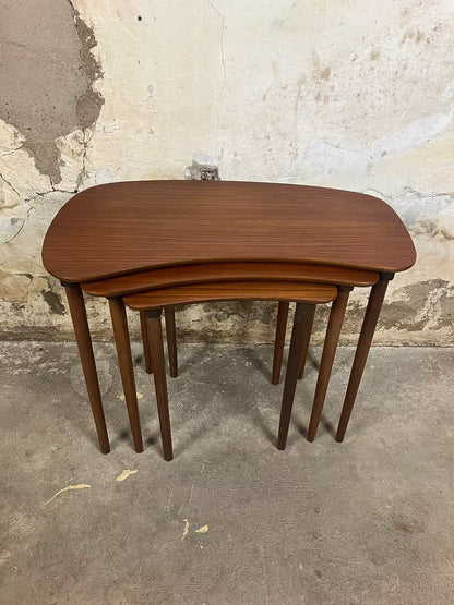 Tavolini tris design svedese vintage anni 50 [ck1961] misure da richiedere