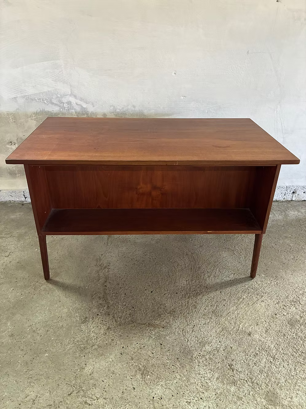 Scrivania teak 129cm design danese vintage anni 60 | ck2538