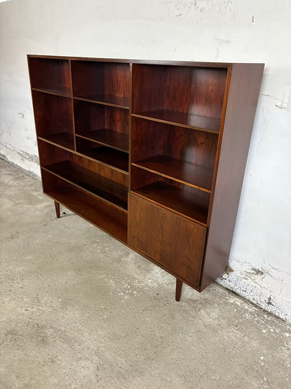 Libreria grande Omann Jun palissandro design danese anni 60 [ck2071] | misure L.179 H.140 P.29