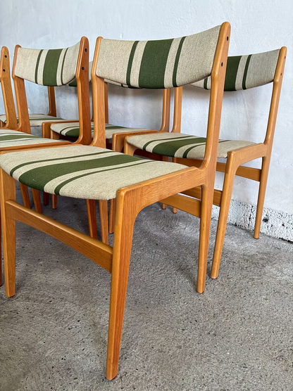 Set 6 sedie Erik Buch design danese vintage | ck2357