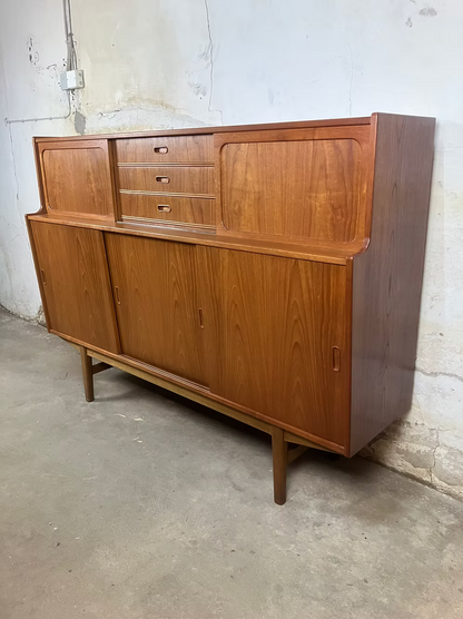 Credenza teak design danese vintage anni 50 [ck1981] misure L.175 H.126 P.46