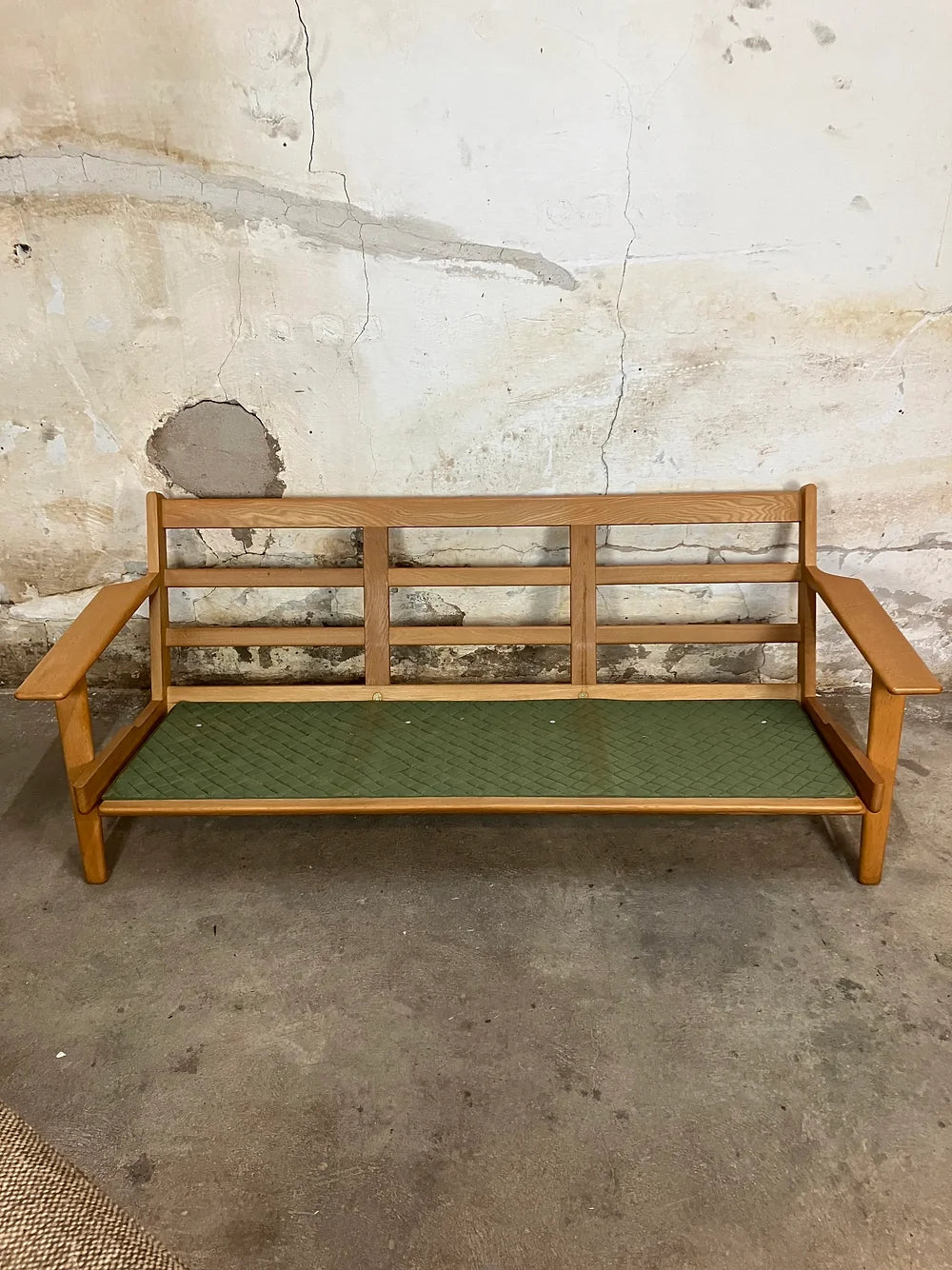 Divano Hans J Wegner design danese vintage anni 60 [ck1815] misure da richiedere