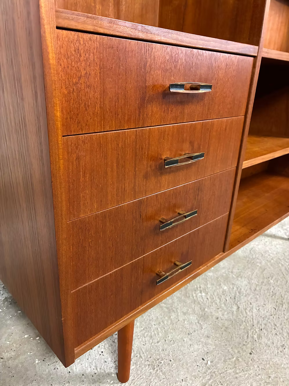 Libreria teak design danese anni 50 | ck2304