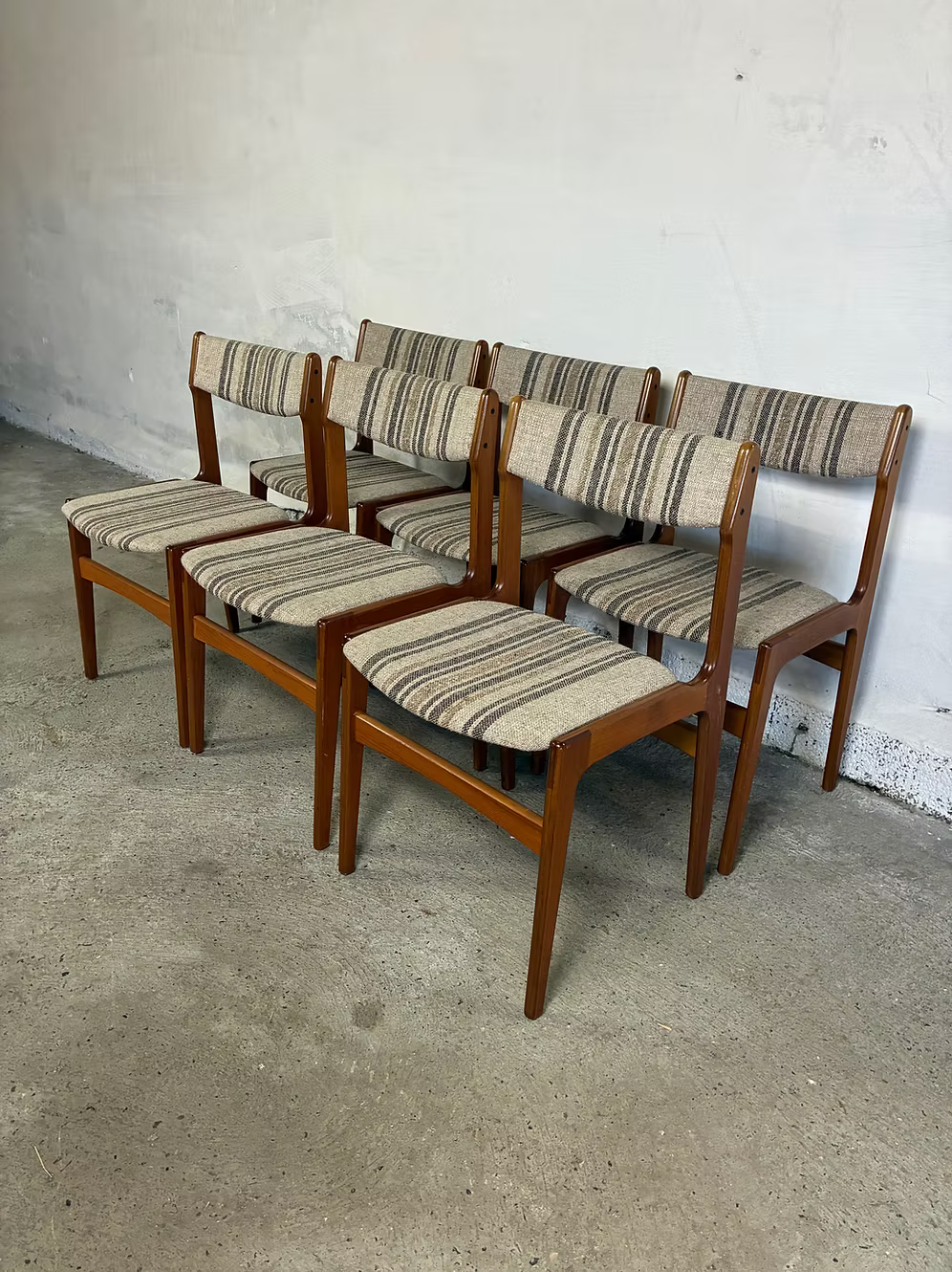 Set 6 sedie Erik Buch teak design danese vintage | ck2507