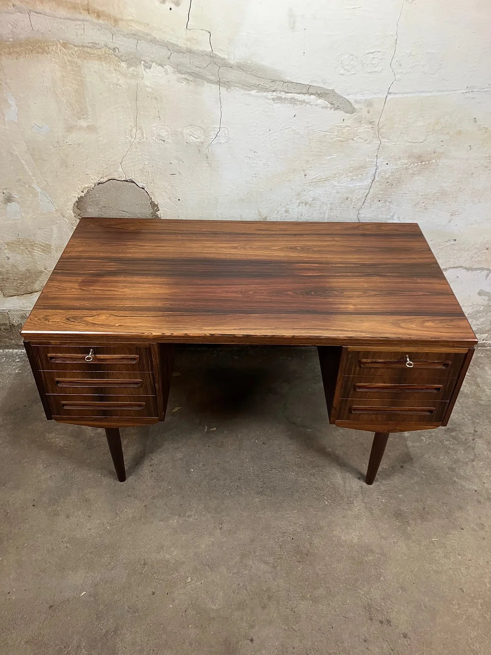 Scrivania J Svenstrup design danese vintage anni 60 [ck1663] misure L.130 H.70