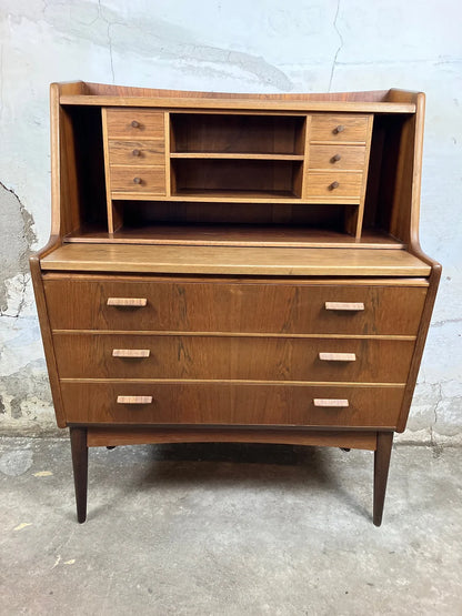 Scrittoio design danese vintage anni 60 [ck1614] misure L.110 H.84,5 P.45