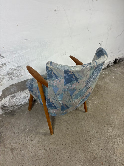 Poltrona quercia design danese anni 50 | ck2336