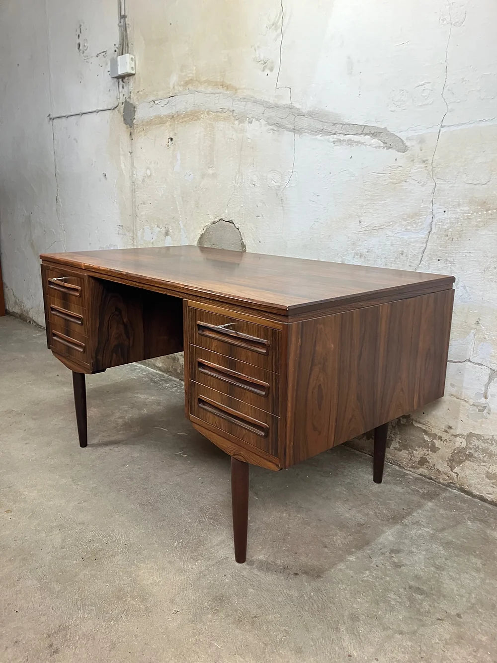Scrivania J Svenstrup design danese vintage anni 60 [ck1663] misure L.130 H.70