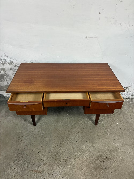 Scrivania da centro design danese anni 50 [ck2109] misure L.130 H.70