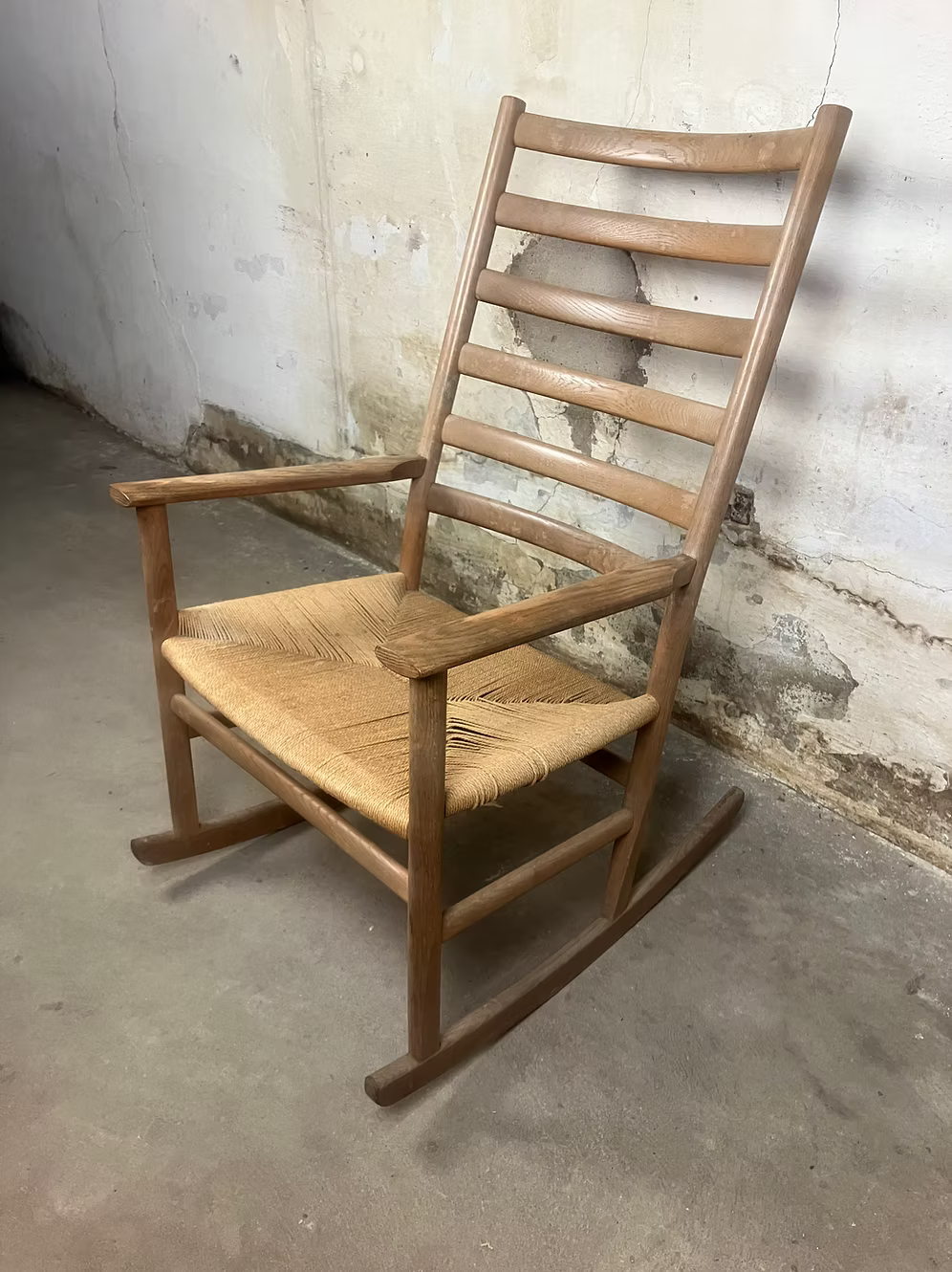 Sedie a dondolo Poul Volther design danese vintage anni 50 [ck1990] misure su richiesta