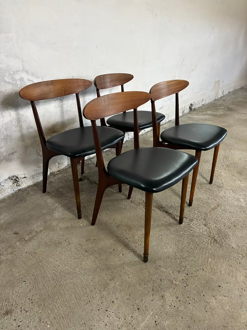 Set 4 Sedie Kurt Østervig palissandro design danese vintage anni 60 | ck2440
