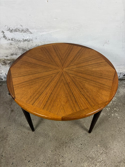 Tavolino rotondo design anni 50 [ck2112] | palissandro 90cm