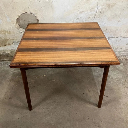 Tavolo quadrato vintage design danese anni 50 [ck1687] misure L.120 +45 +45 P.100