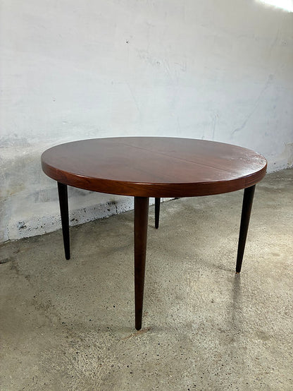 Tavolo tondo Kai Kristiansen palissandro design danese vintage 1960 | ck2545