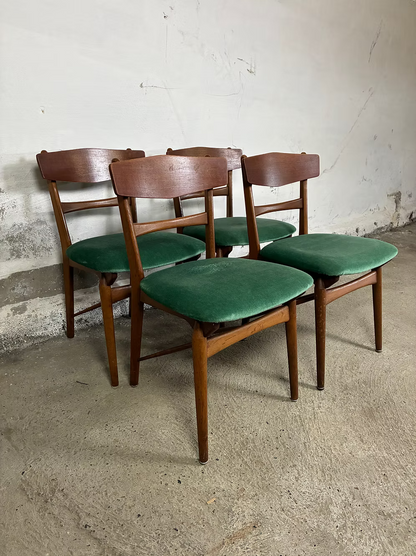 Sedie teak design danese vintage anni 60 [ck2258]
