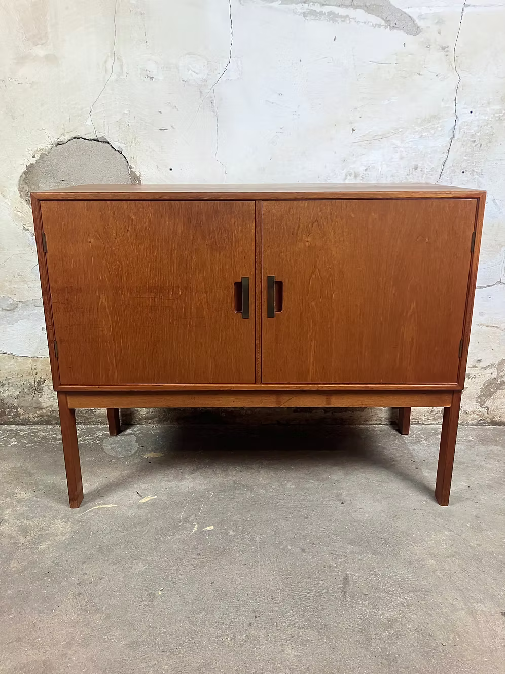 Sideboard teak design danese vintage anni 50 [ck1847] misure L.90 H.73 P.43