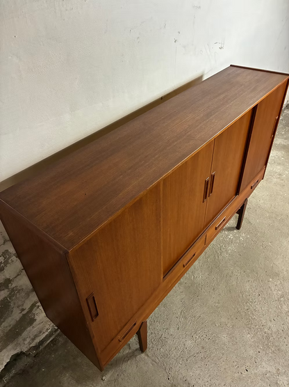 Credenza teak design danese vintage anni 50 [ck2192] | misure L.179 H.114 P.41