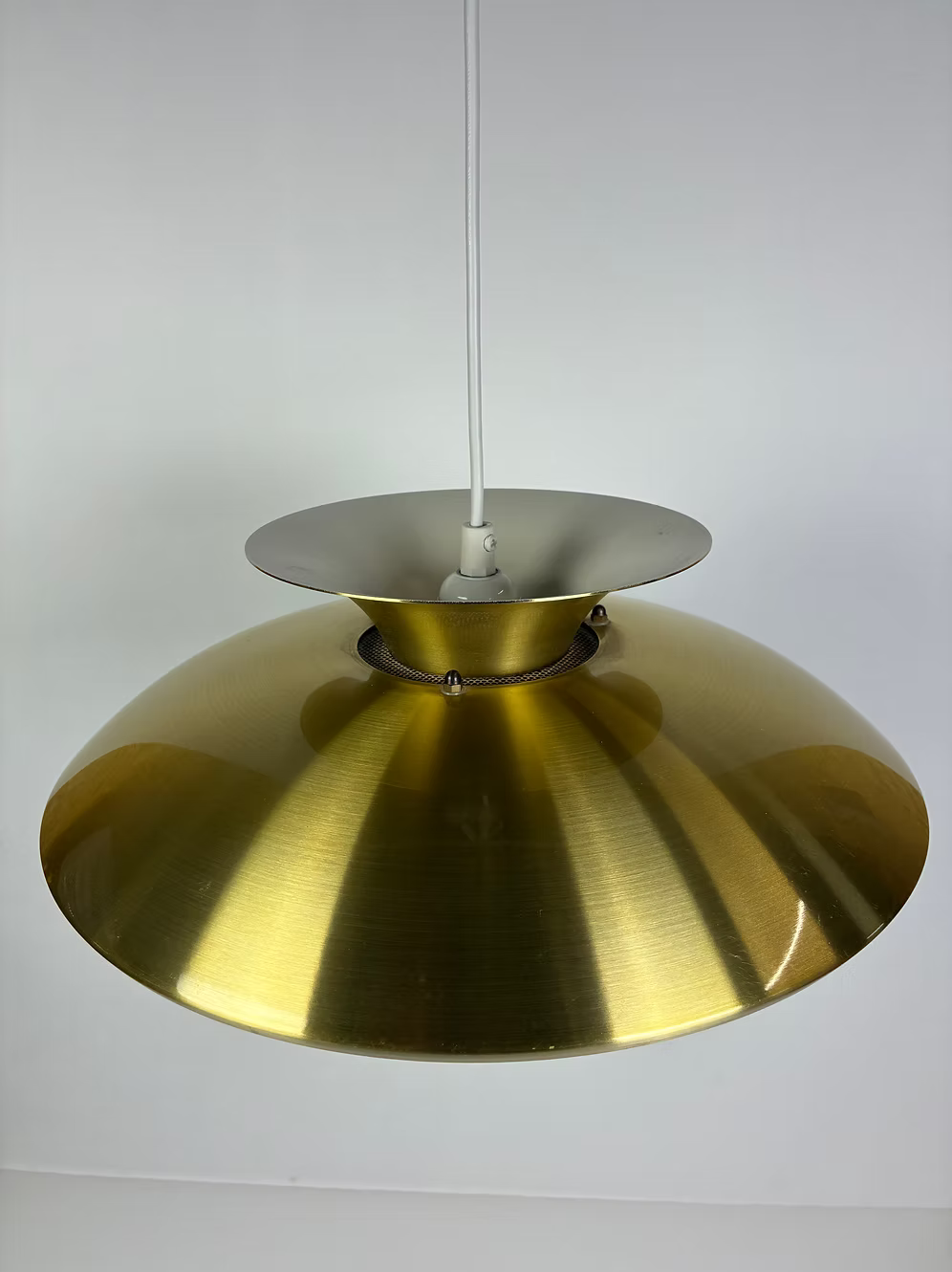 Lampada a sospensione ottone design danese vintage anni 50 [ck2265] misure Ø39