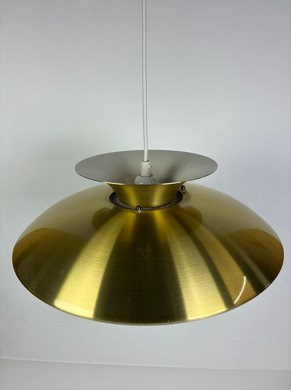 Lampada a sospensione ottone design danese vintage anni 50 [ck2265] misure Ø39