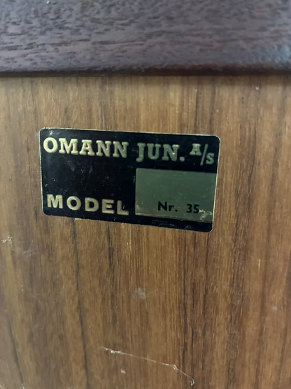 Libreria grande Omann Jun palissandro design danese anni 60 [ck2071] | misure L.179 H.140 P.29