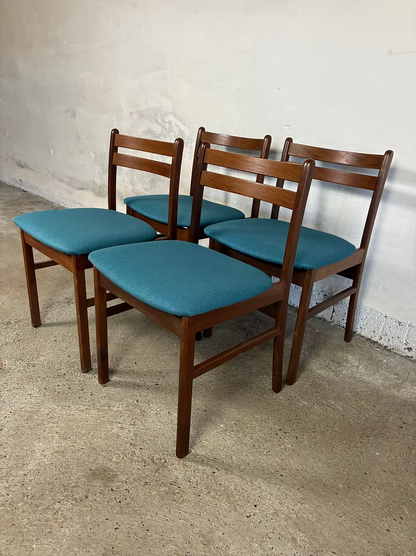 Set 4 sedie teak design danese vintage | ck2371