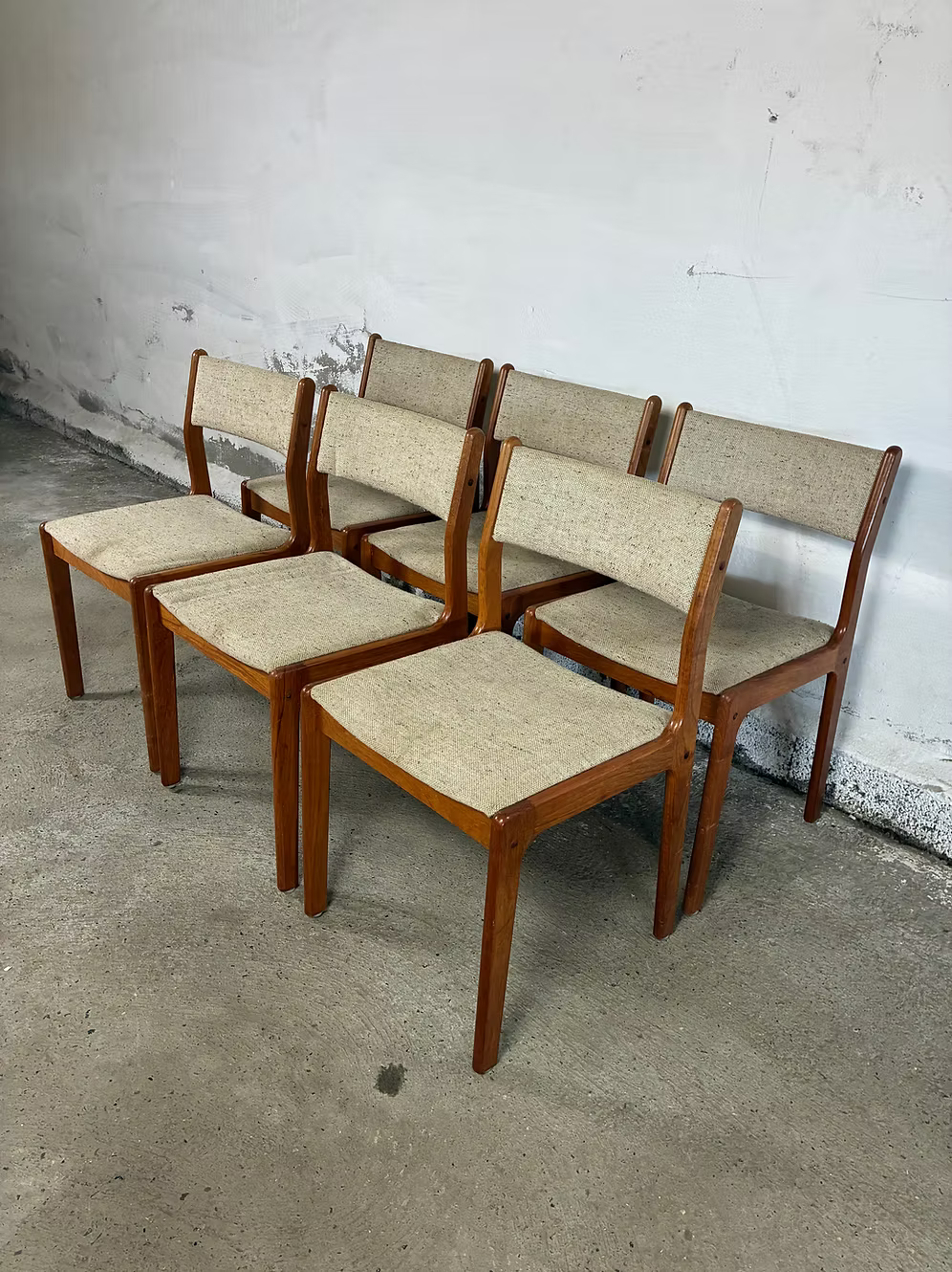 Set 6 sedie teak design danese vintage | ck2334