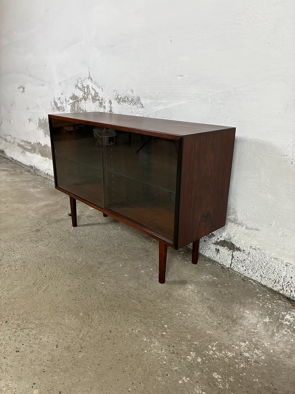 Sideboard vetrina palissandro design danese vintage anni 50 [ck2165] misure L.90 H.61 P.30