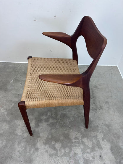 Sedia Model 55 Niels o Møller design danese vintage anni 60 | nr9846